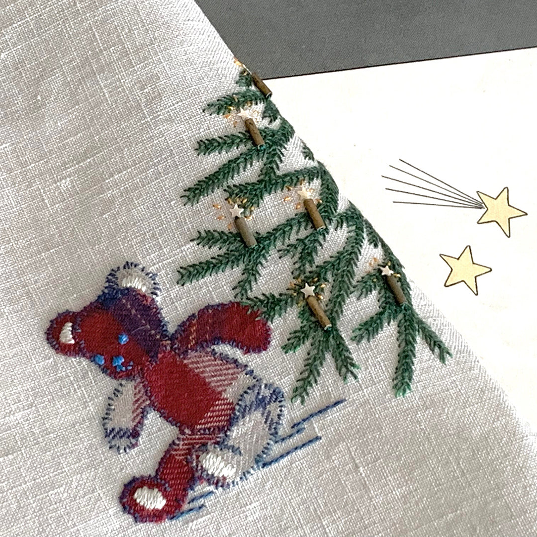 北浜(大阪)】高橋亜紀刺繍WS「くまともみの木」 – the linen bird