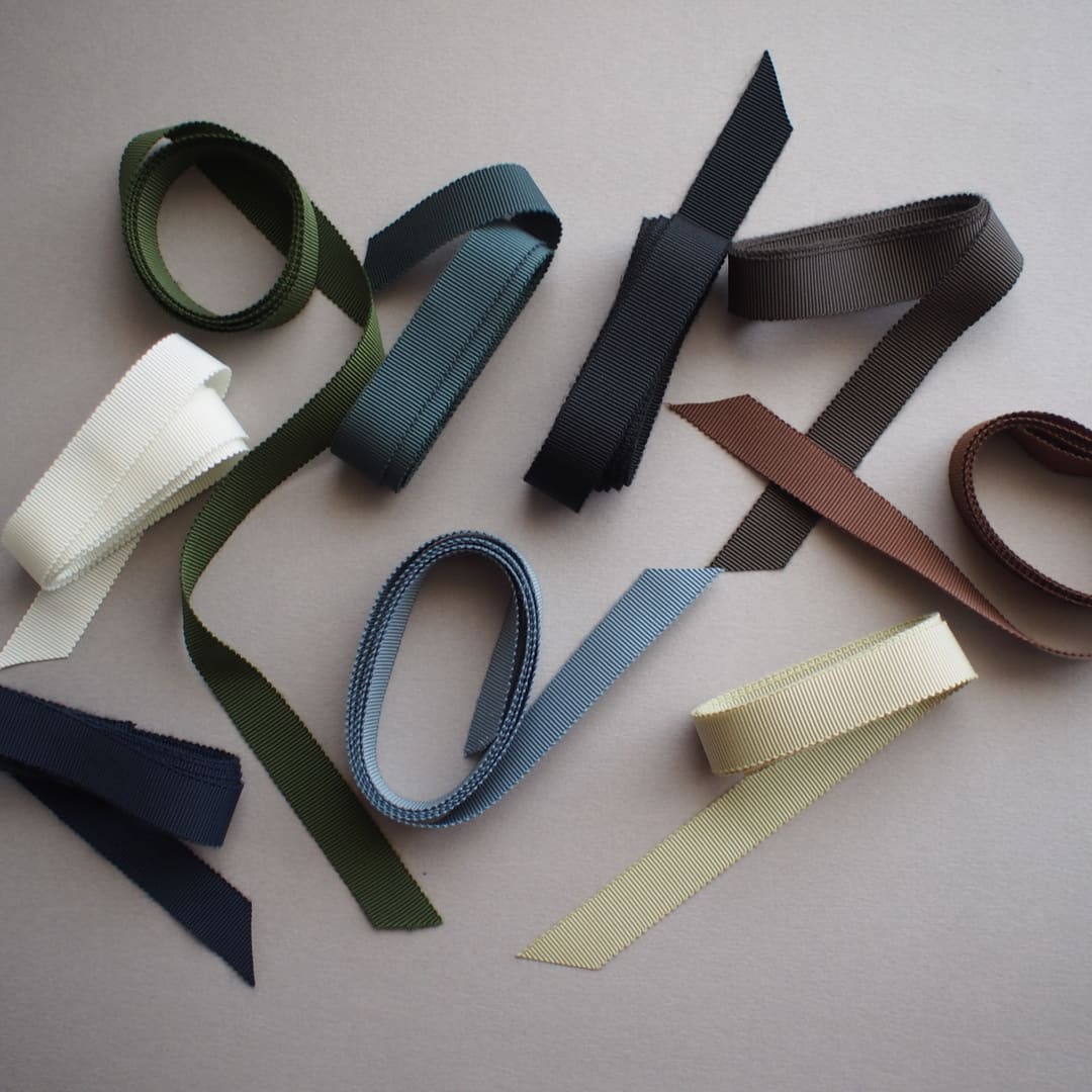 グログランリボン – the linen bird