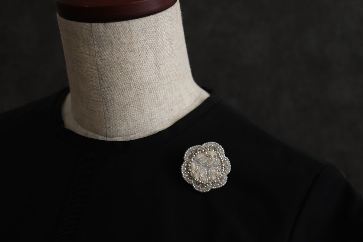 北浜】小林彩乃 刺繍ワークショップ12月「Croire(クロワール)」 – the