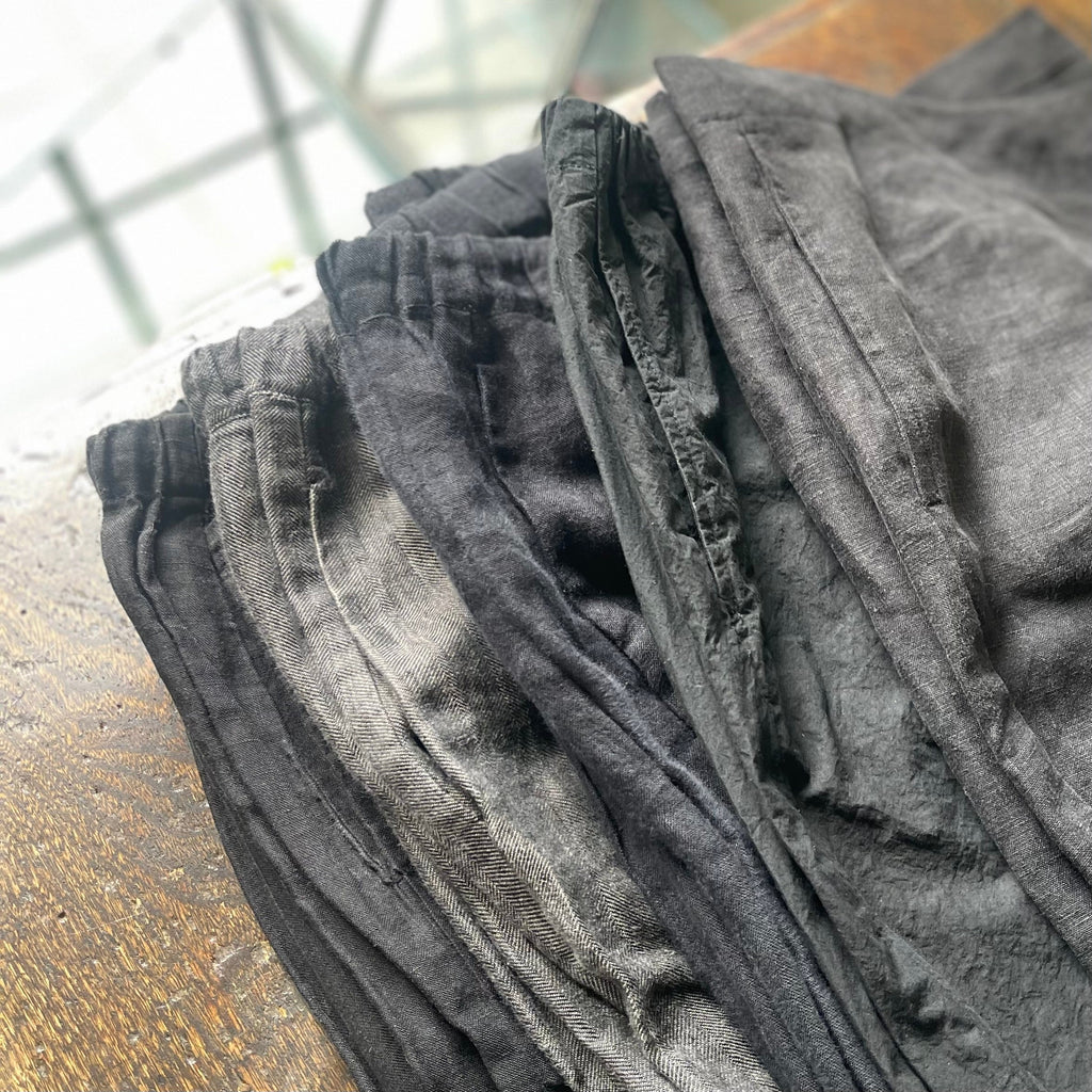 リネンのサルエルパンツ