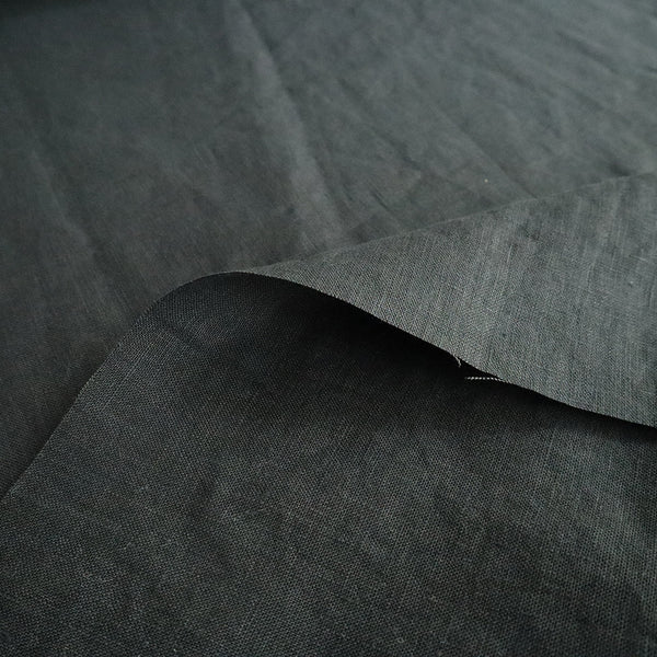 プレーンリネン　ダークグレー
