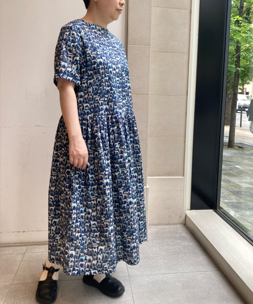 リバティタナローンハンドメイドワンピース リバティタナローン