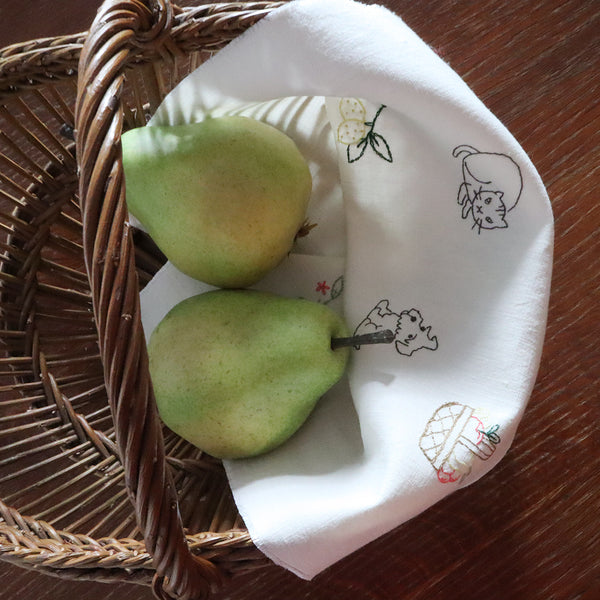 リネンハンカチ刺繍キット