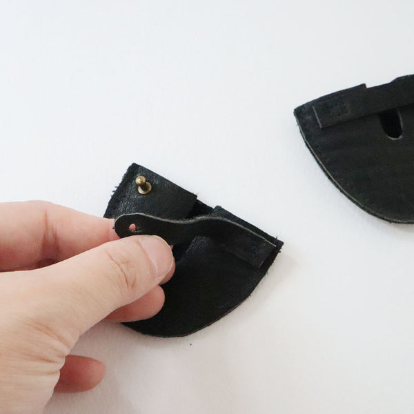 【材料セット　新作】クゥクゥ着せ替え　丸襟のワンピースとストラップシューズ （エアリーコット）