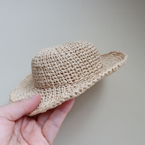 【材料セット】クゥクゥ着せ替え材料セット　つば広帽子