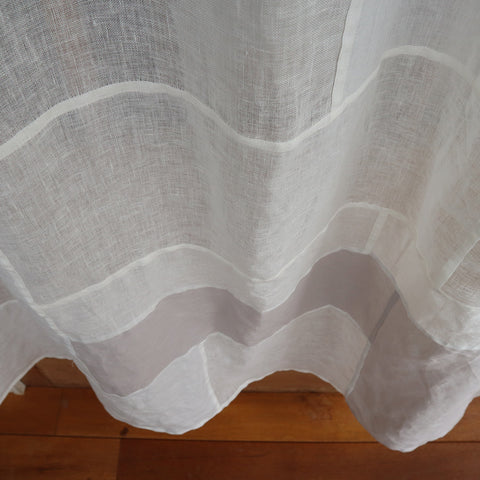 透けるリネンのパッチワーククロスキット – the linen bird