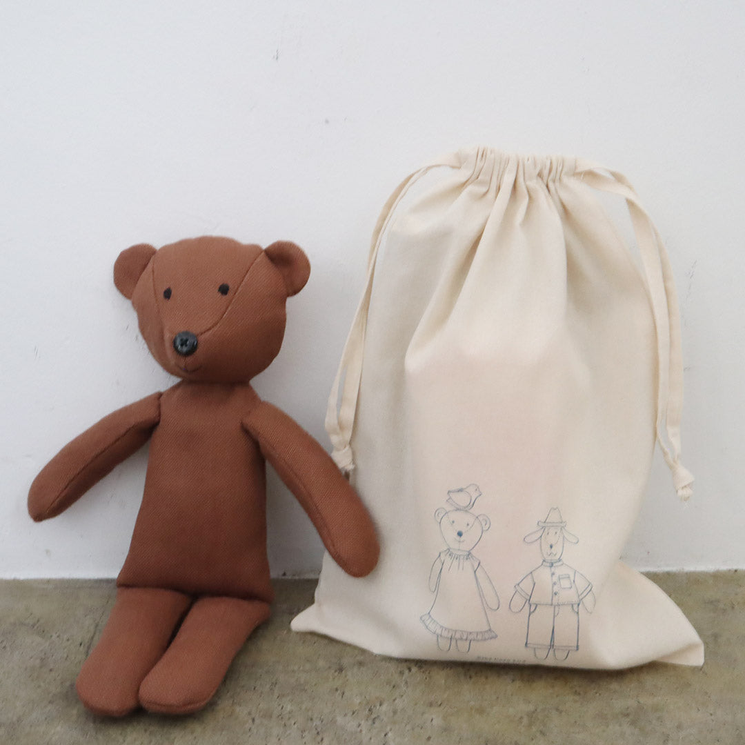 材料セット】くまのクゥクゥ Gleymouth-cinnamon – the linen bird