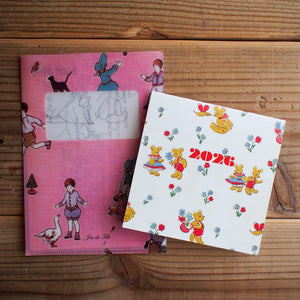 ✳︎おまとめ中✳︎ハンドメイド✳︎『4月のリネンバード』麻色×白地ピンク小花柄 コレクション – the linen bird